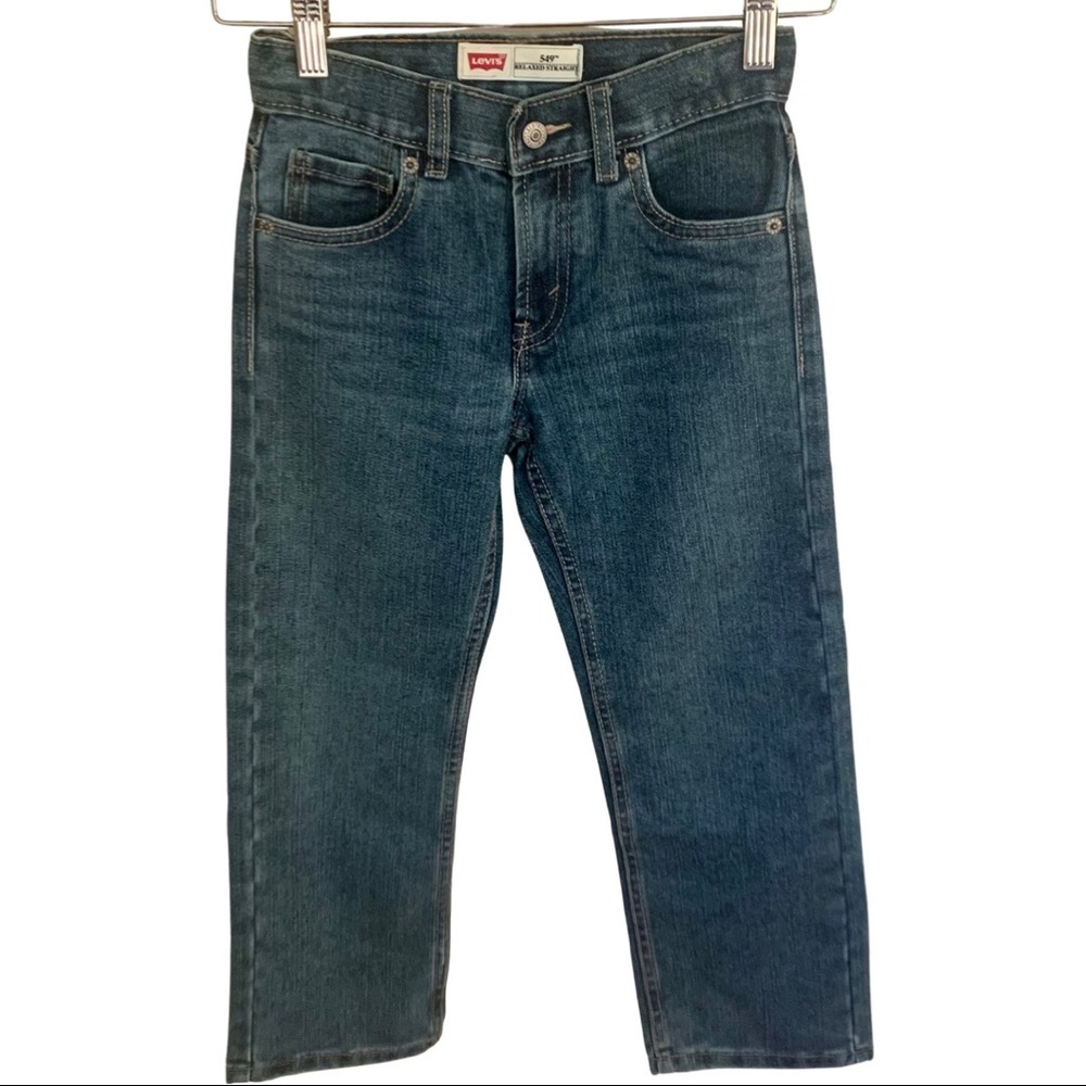 LEVI’S 549 Boys Relaxed Straight Leg Jeans Size 7X